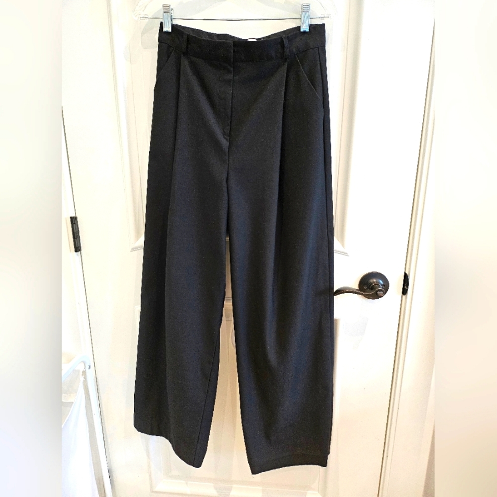 Oak & Fort wide leg pants *needs hem szM